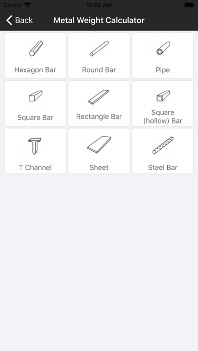 Metal Weight Calc & IS SP 6.1 Screenshot