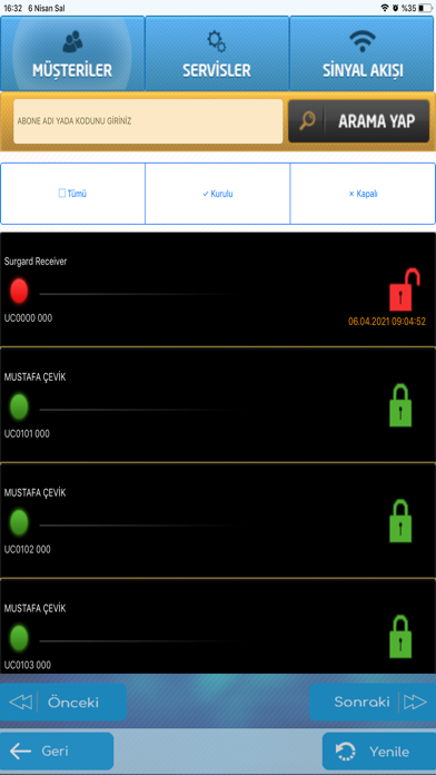 Uçar Güvenlik Screenshot
