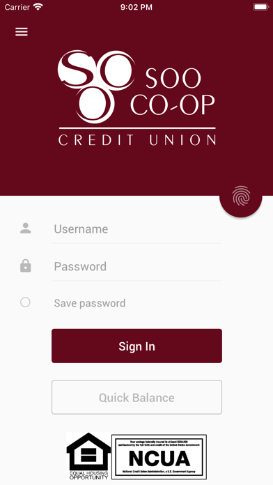 Soo Co-op Mobile Banking Screenshot