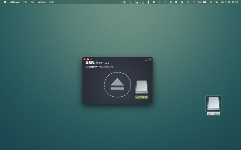 Screenshot #1 for USBclean
