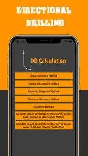directional drilling calc. iphone screenshot 1