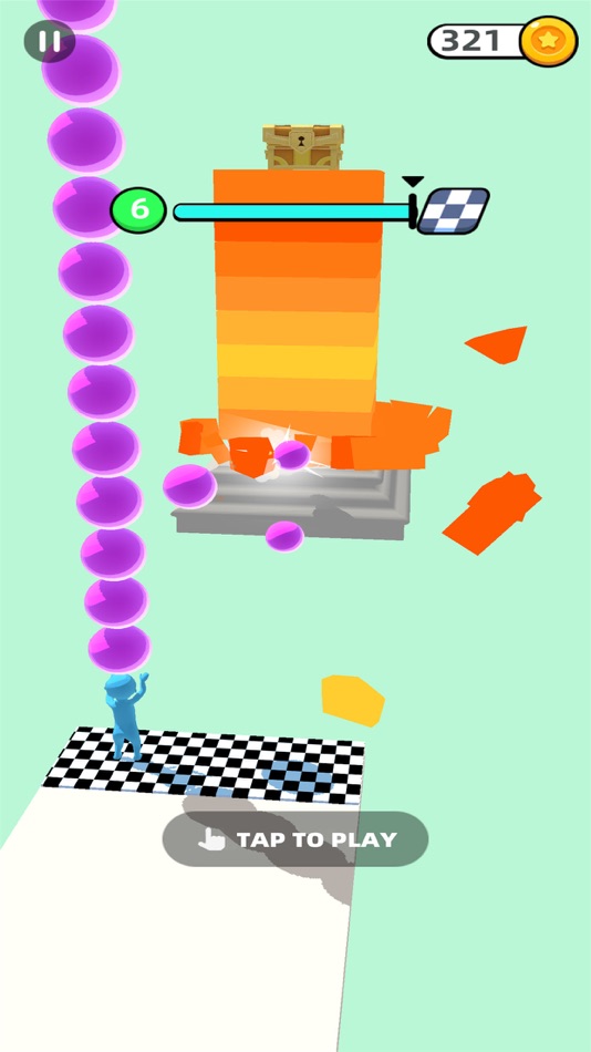 #5. Ball Stacker! (iOS) By: Linh Le Phuong