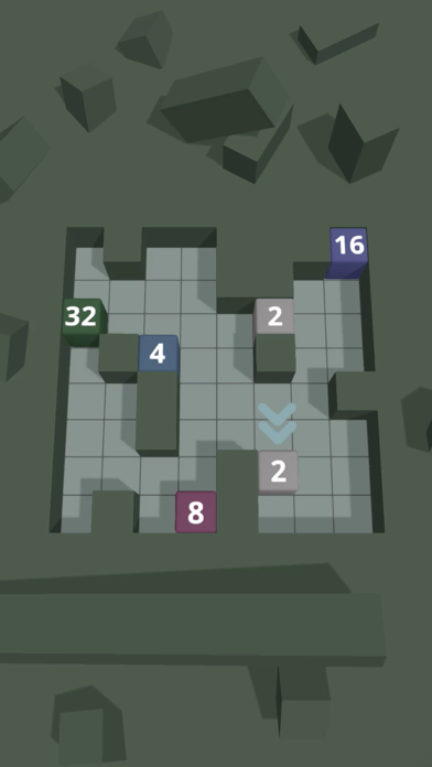 2048 Puzzle Slide: 3D Cube Screenshot