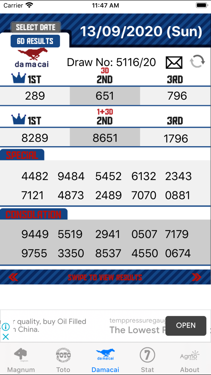 Malaysia 4D results Live