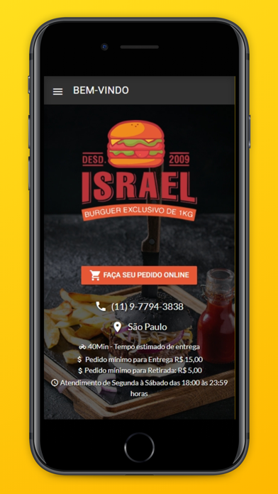 Hamburgueria Israel Screenshot