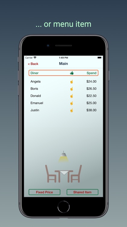 Smart Diner - Pay Your Share