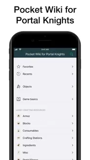 pocket wiki for portal knights iphone screenshot 1