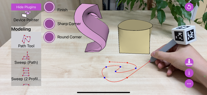 ARPen Mid-Air Interactions