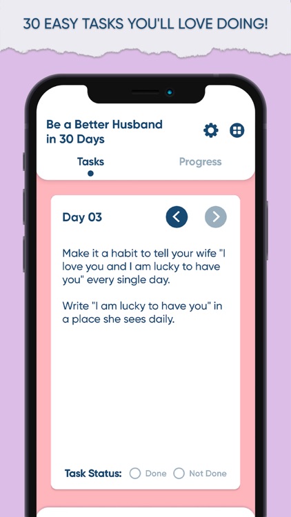 Be a Better Husband in 30 Days