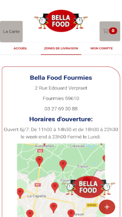 Bella Food Fourmies Screenshot