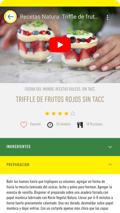 Recetas Natura Screenshot