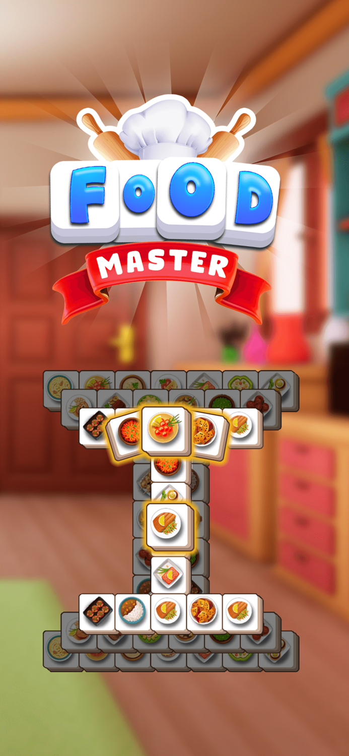 Food Master Tile Connect Game