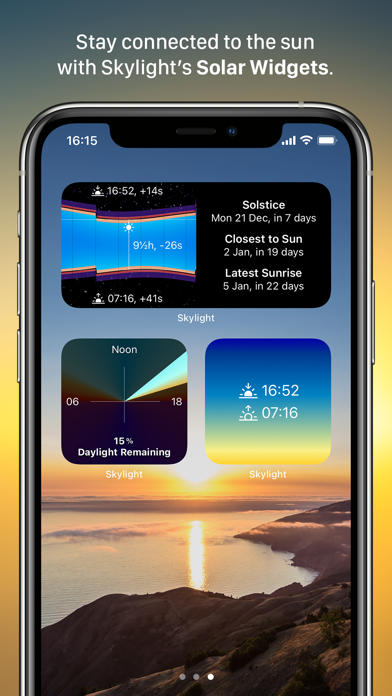 Skylight - Solar Widgets Screenshot