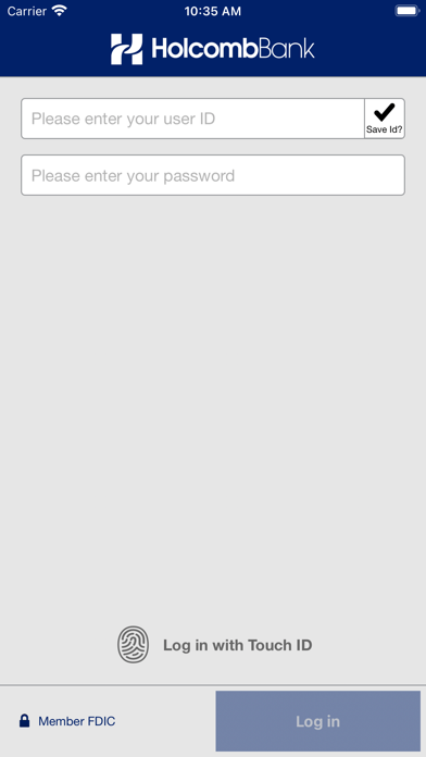 Holcomb Bank  - Business Screenshot
