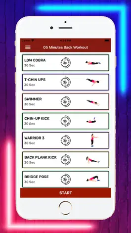 Game screenshot 5 Minutes Back Workout at Home hack