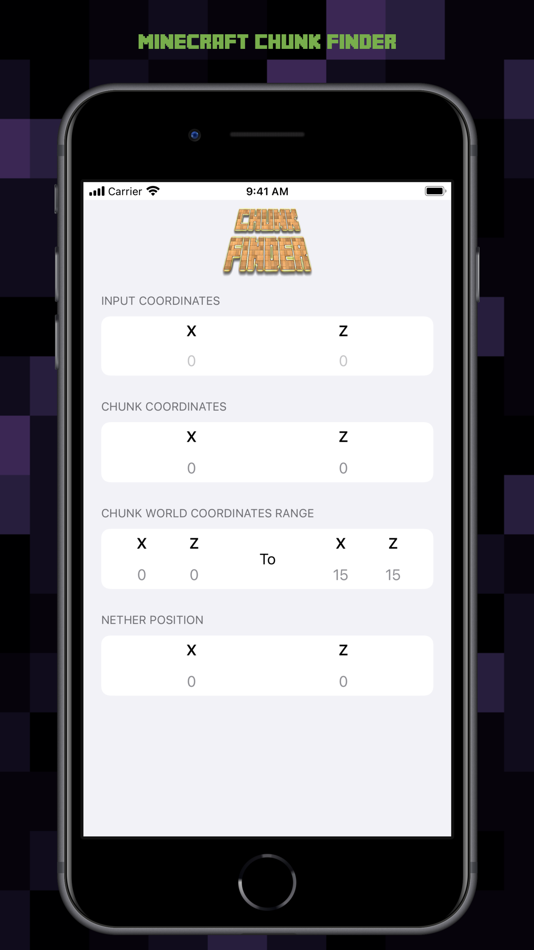 #1. Chunk Finder (iOS) 由: Thingy Ma Jig