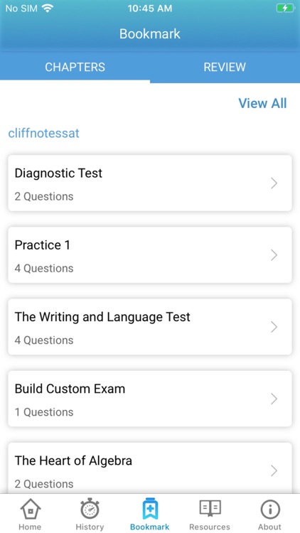 CliffsNotes SAT Test prep