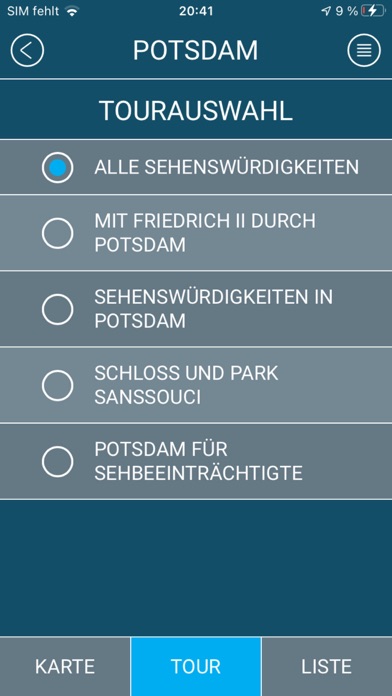 Potsdam City Guide Screenshot