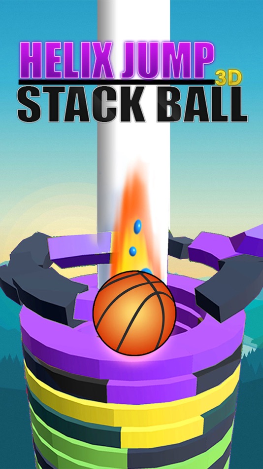 #5. Helix stack Ball jump 3d (iOS) By: Asim Ranjha