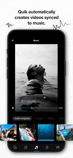 GoPro Quik: Video Editor app screenshot