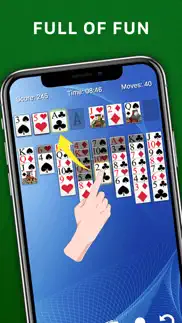 aged freecell solitaire iphone screenshot 2