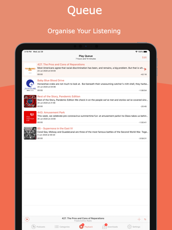 Podcast Player RSSRadio screenshot 3