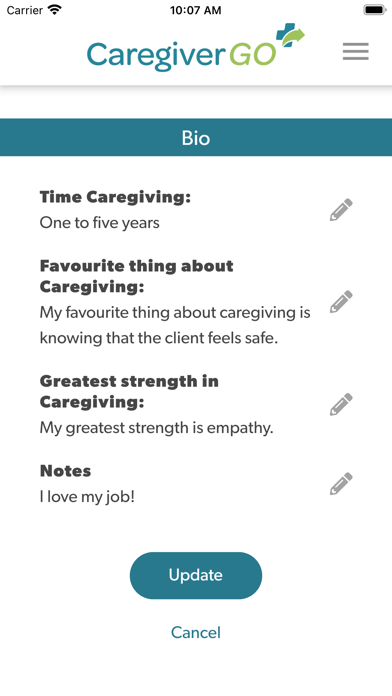 CaregiverGO Screenshot