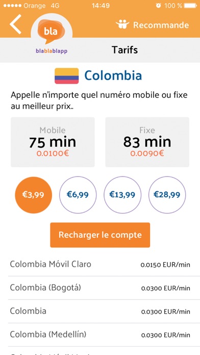 Screenshot #1 pour Blablablapp Appels internat.