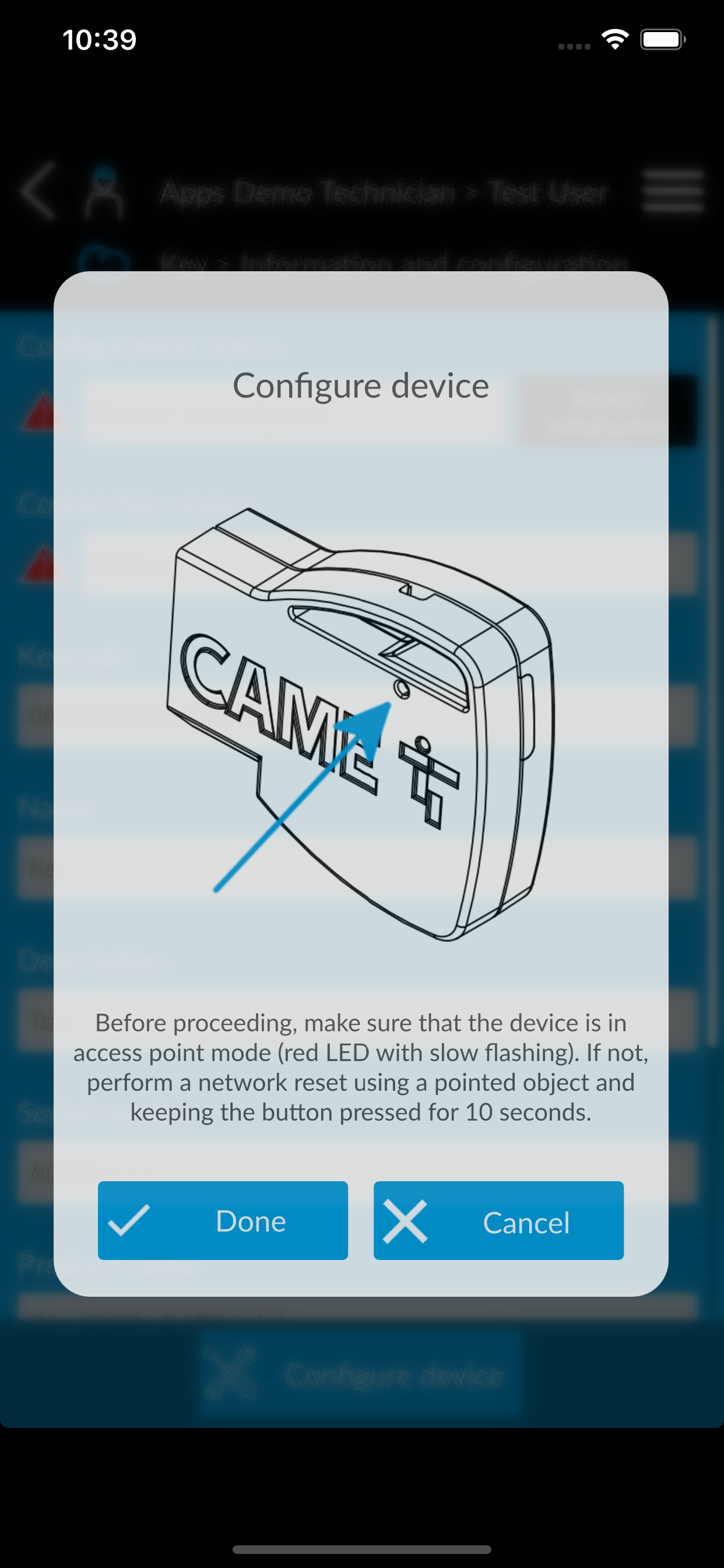 CONNECT SetUp