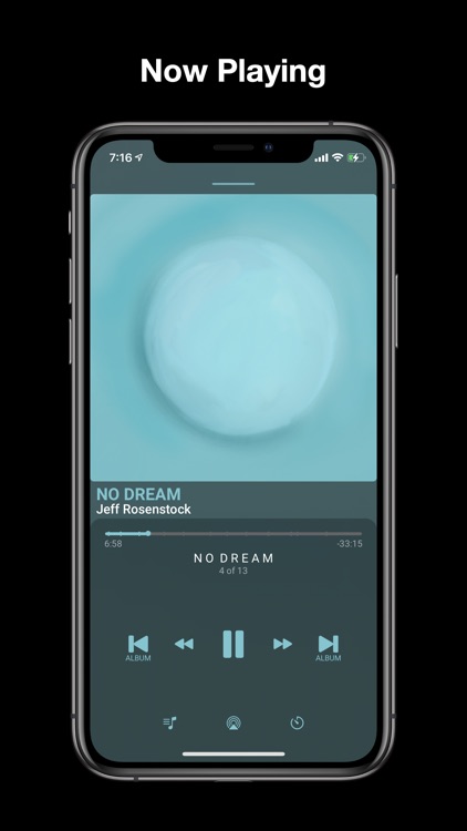 Albums - album focused player