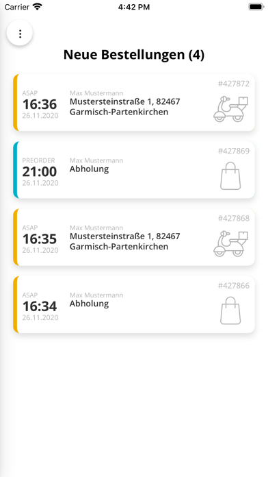 Gustoco POS Screenshot