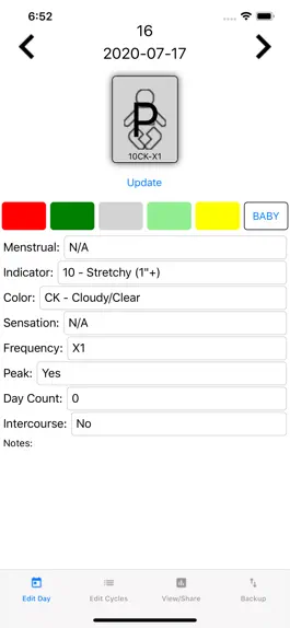 Game screenshot NFP Fertility Charting apk