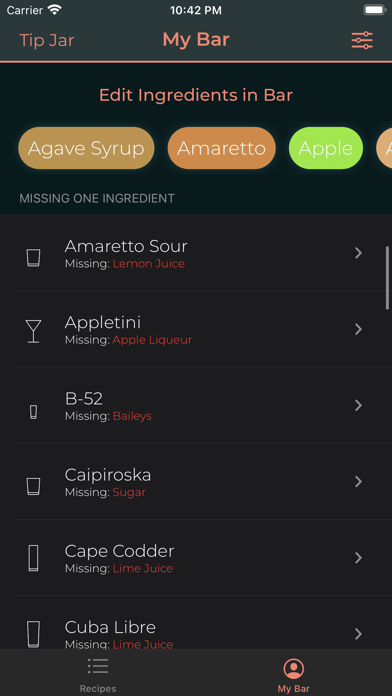 Drinktionary: cocktail recipes Screenshot