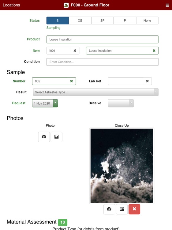 Asbestos Surveyor for iPad