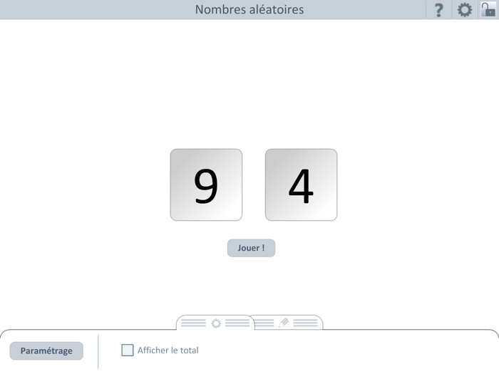 École  Nombres aléatoires