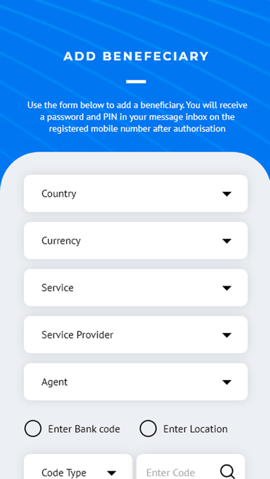 Eastern Exchange-Online Remit Screenshot
