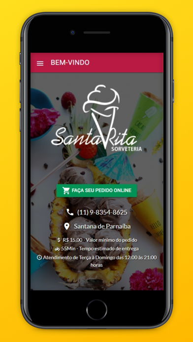 Screenshot #1 pour Sorveteria Santa Rita