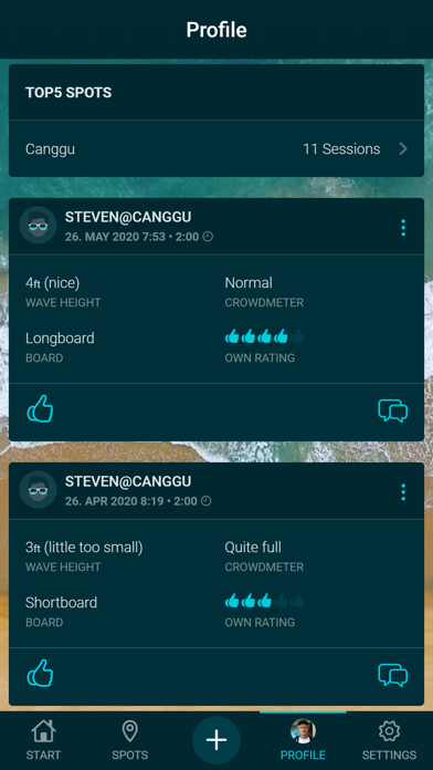 Spotadvisor Surf Forecast Screenshot