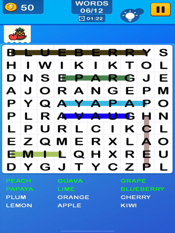 Word Search - Find Wordsのおすすめ画像3