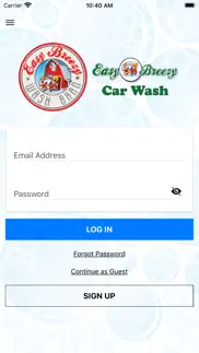 easy breezy car wash iphone screenshot 1