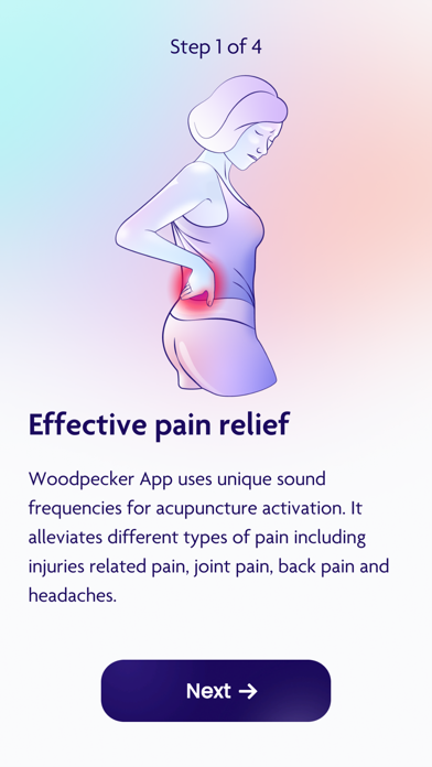 Woodpecker Pain Relief Screenshot