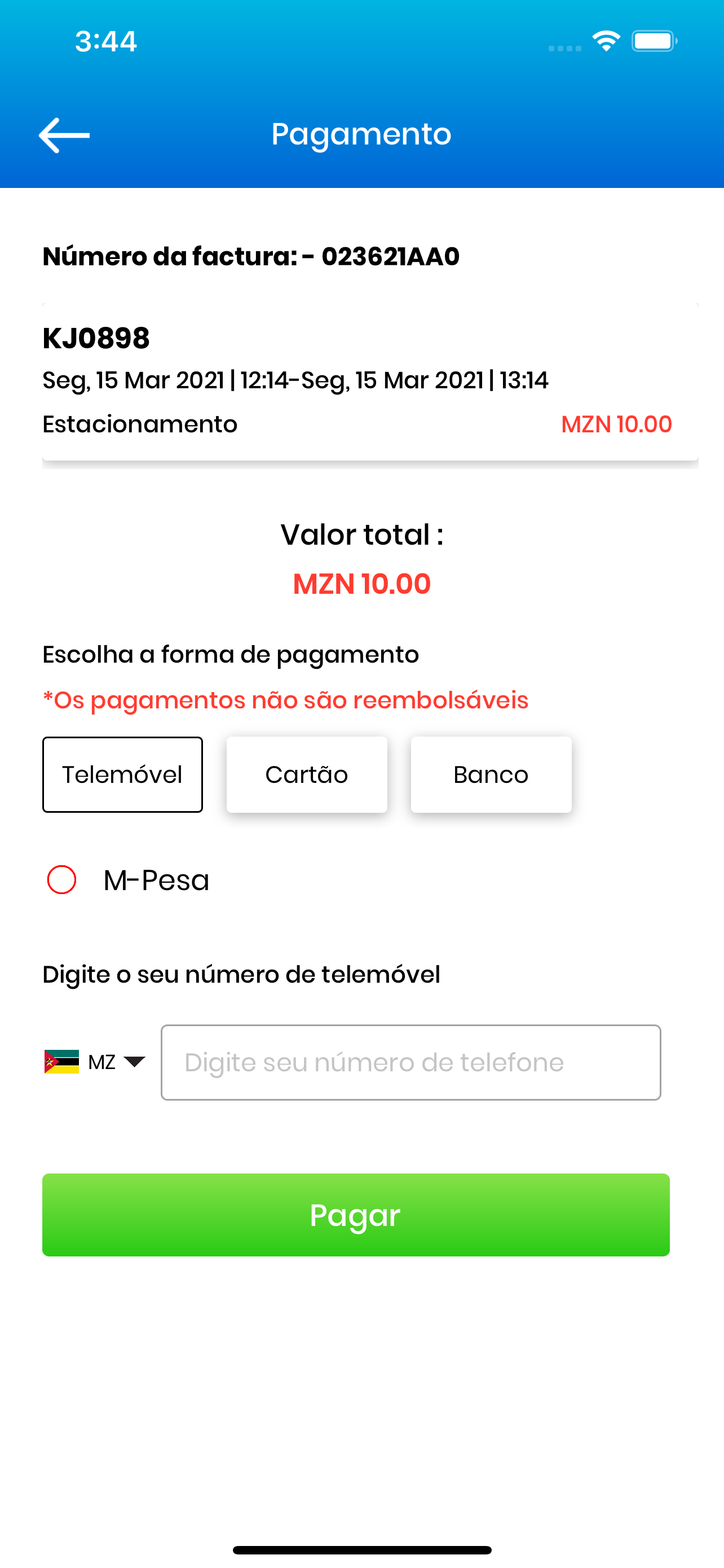 M-Estacionamento