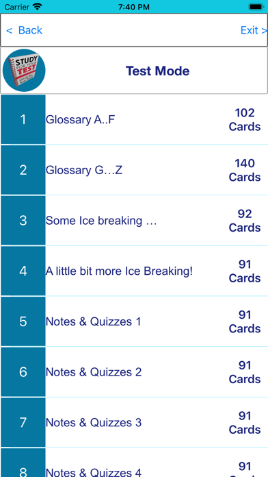 Sterile Processing Exam Review Screenshot