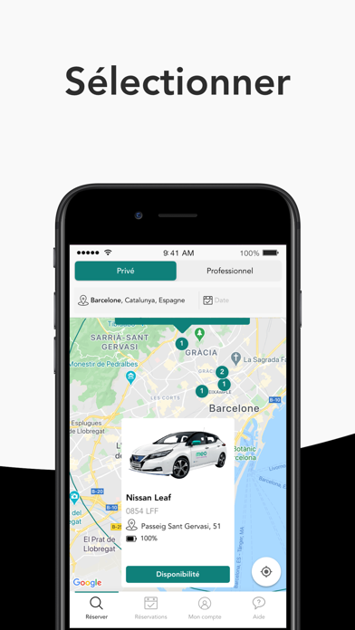 Screenshot #1 pour MEC CARSHARING