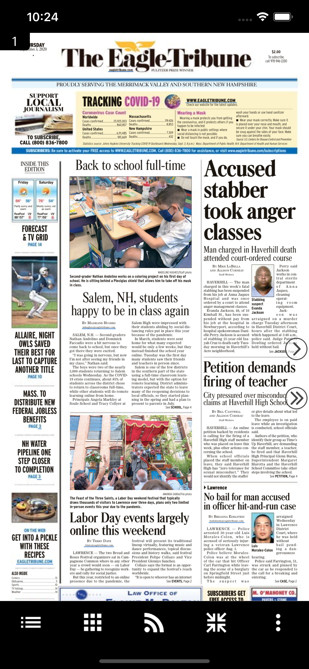 The Eagle Tribune