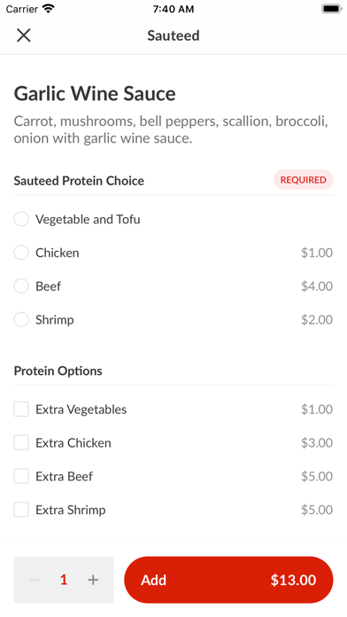 Xiandu Thai Fusion Cuisine Screenshot