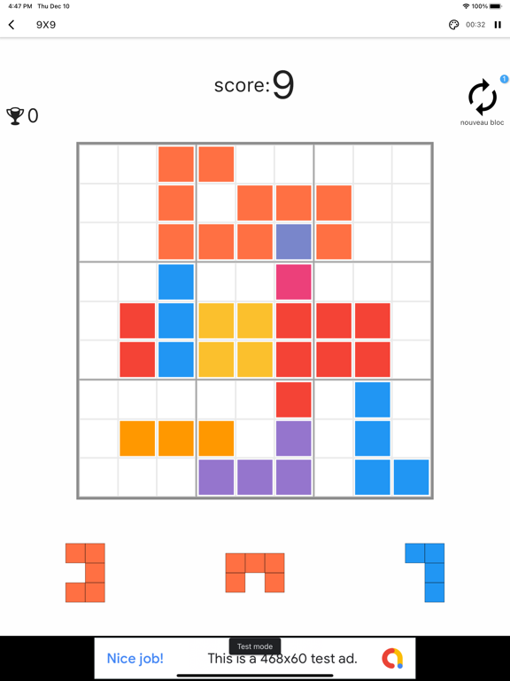 Screenshot #5 pour Blockdoku - Sudoku + Block