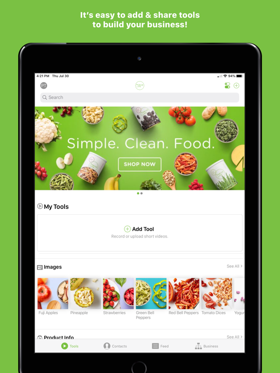 Thrive Life App iPad screenshot 4 - Business app