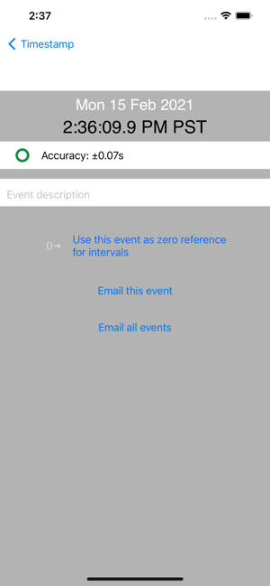 ‎Emerald Timestamp Screenshot