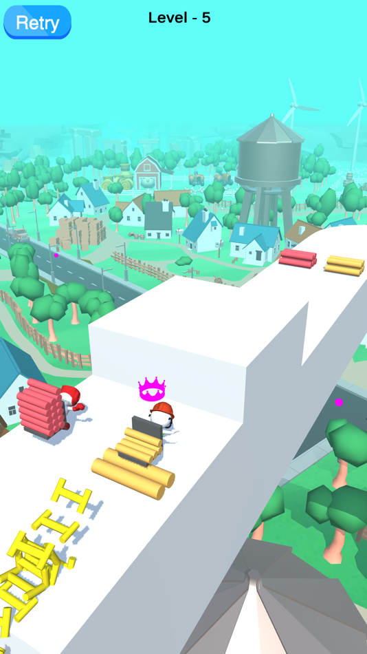 #1. Ladder Run 3D - Shortcut Dash (iOS) Podle: Hanh Dao Duc